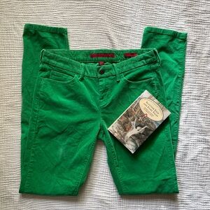 Banana Republic Limited Edition Kelly Green Skinny Corduroys